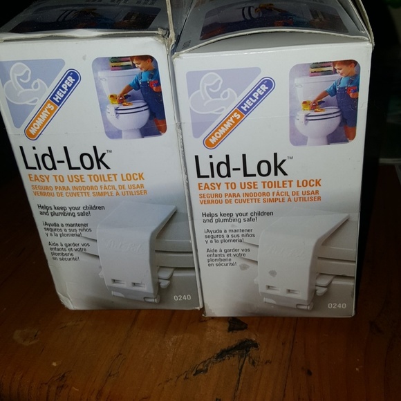 White Mommy/'s Helper Toilet Seat Lid-lok Mommys Lidlok
